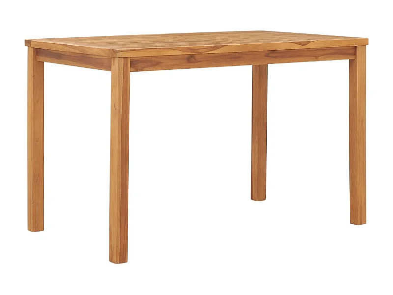 Table à dîner de jardin 120x70x77 cm Bois de teck solide
