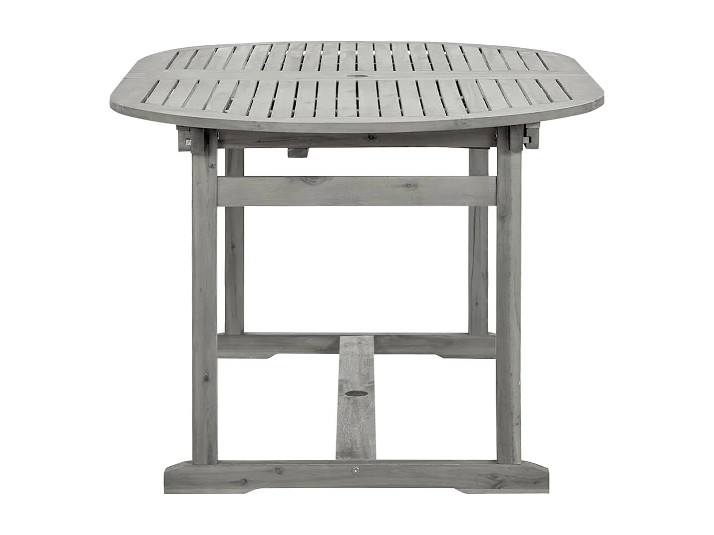 Tuintafel (160-240)x100x75 cm massief acaciahout