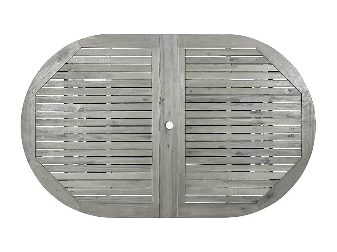 Tuintafel (160-240)x100x75 cm massief acaciahout