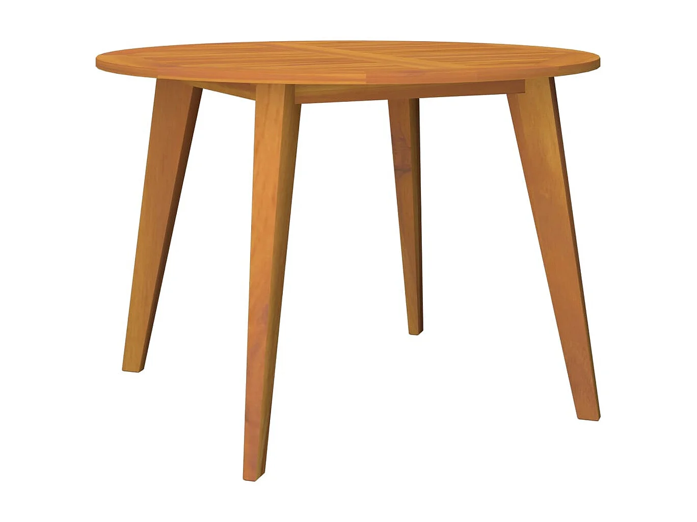Table de jardin Ø110x75 cm Bois d'acacia solide