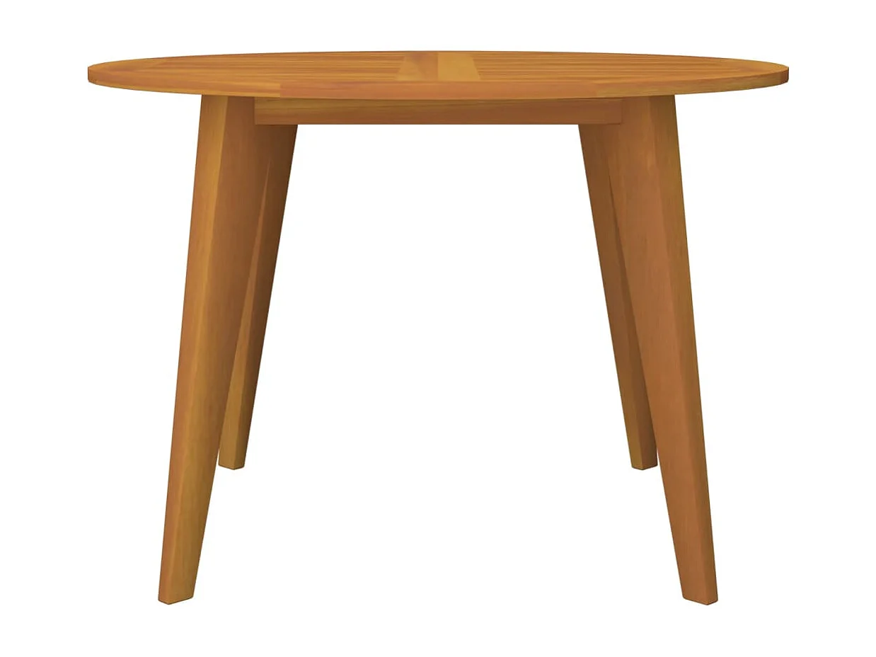 Table de jardin Ø110x75 cm Bois d'acacia solide