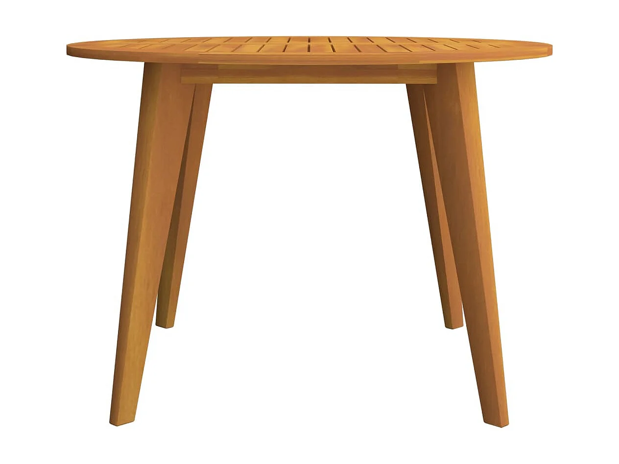 Table de jardin Ø110x75 cm Bois d'acacia solide