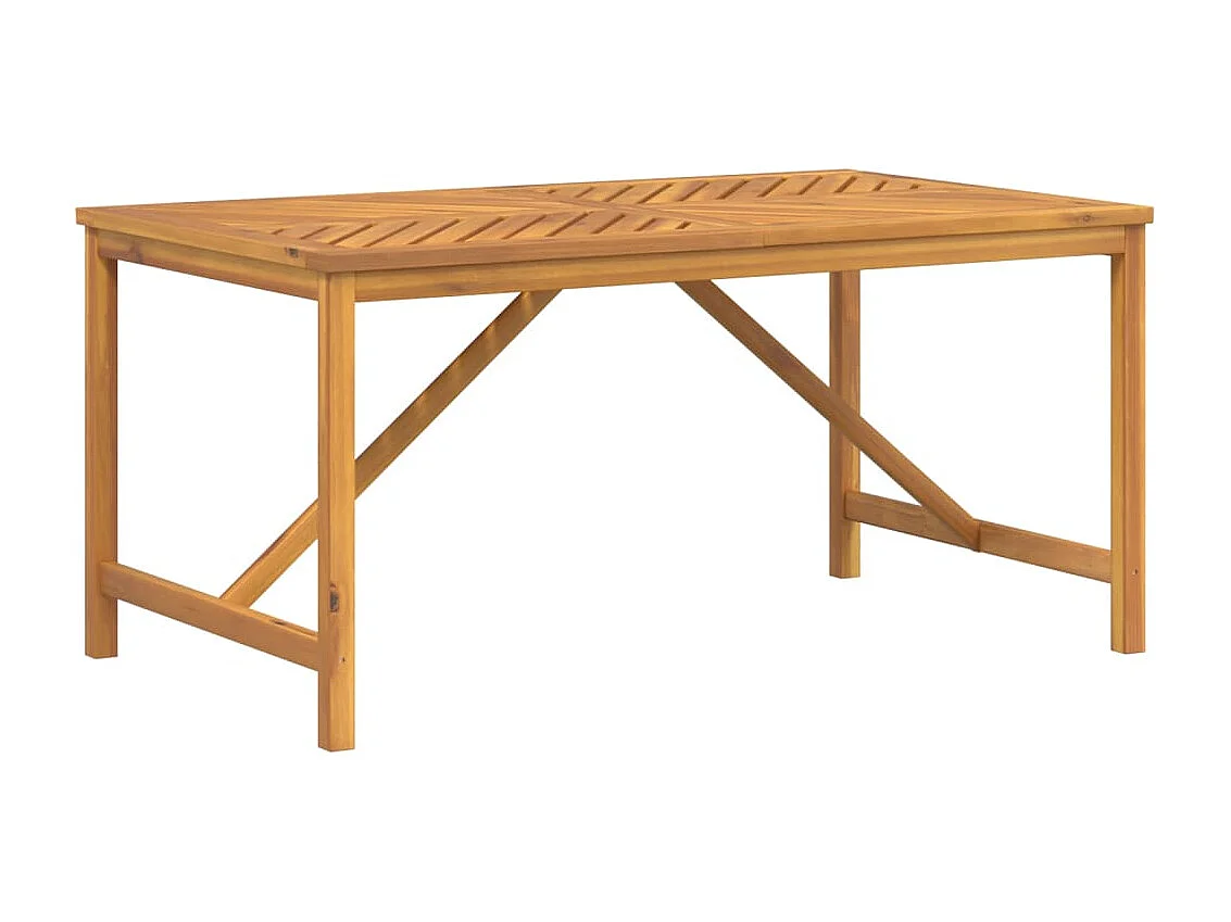 Table à manger de jardin 150x90x74 cm bois d'acacia solide