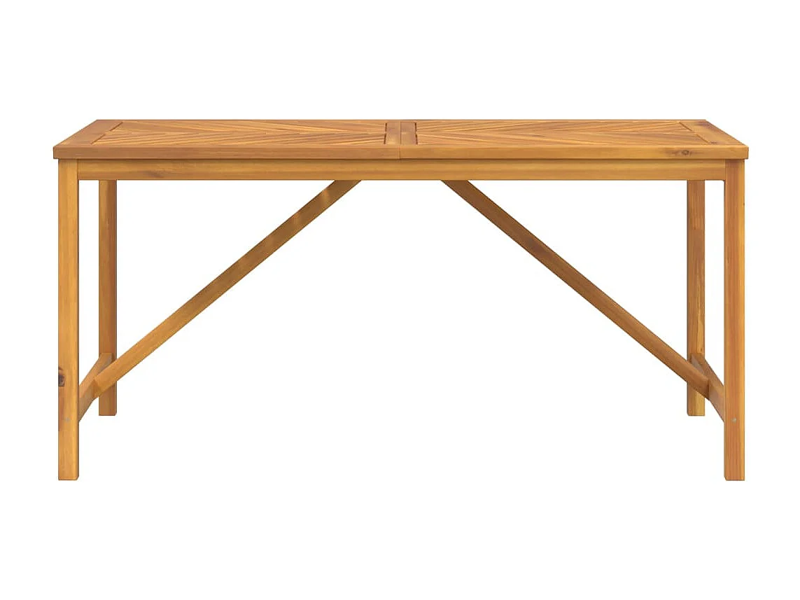 Table à manger de jardin 150x90x74 cm bois d'acacia solide