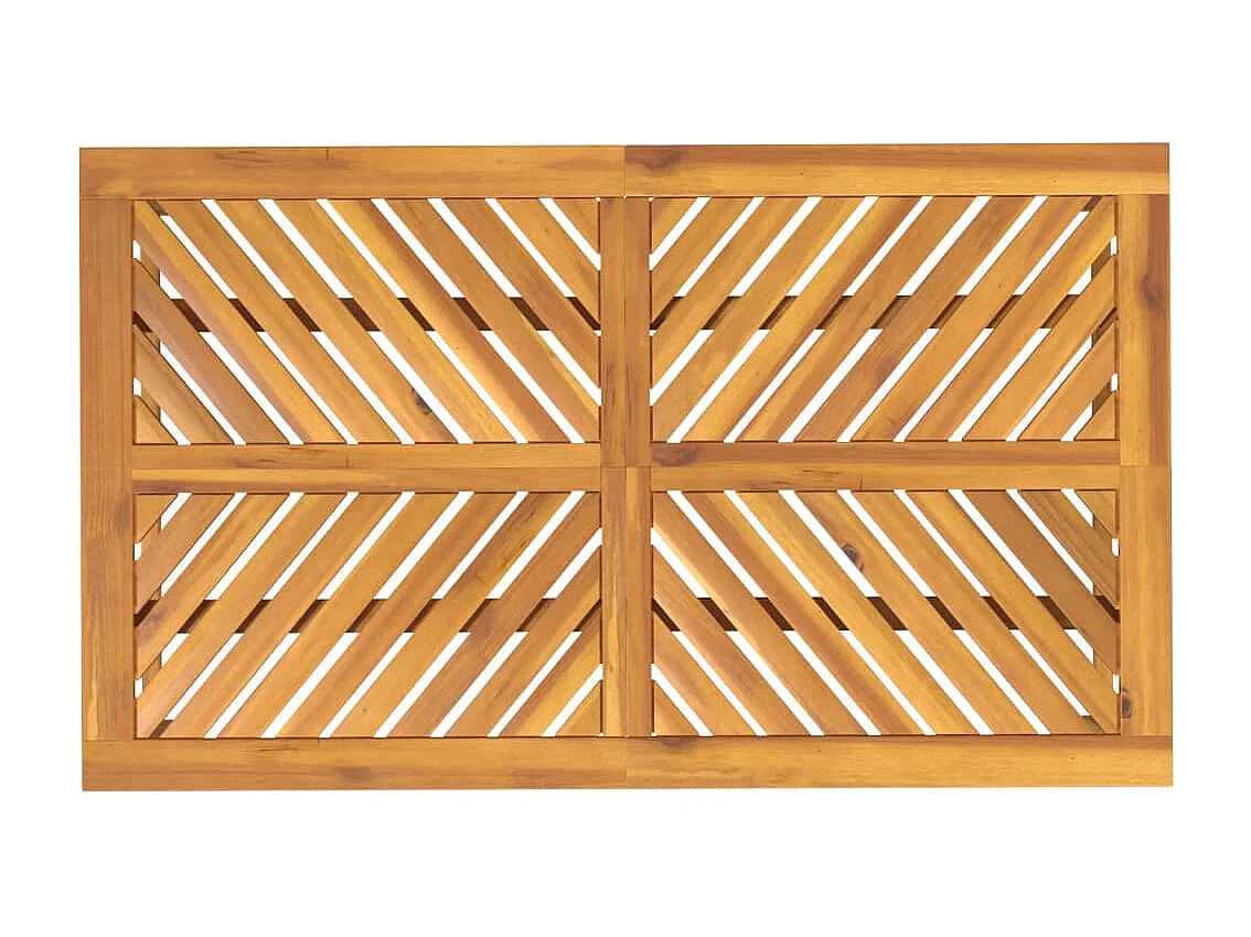 Table à manger de jardin 150x90x74 cm bois d'acacia solide