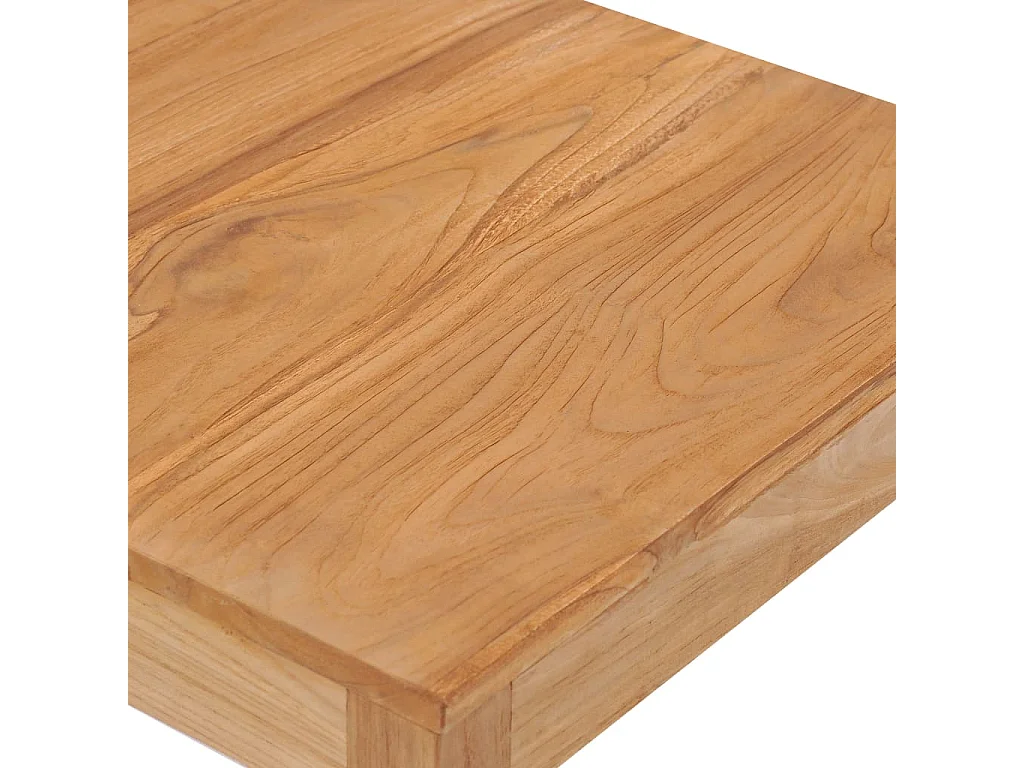 Tuinbartafel 60x60x105 cm massief teakhout