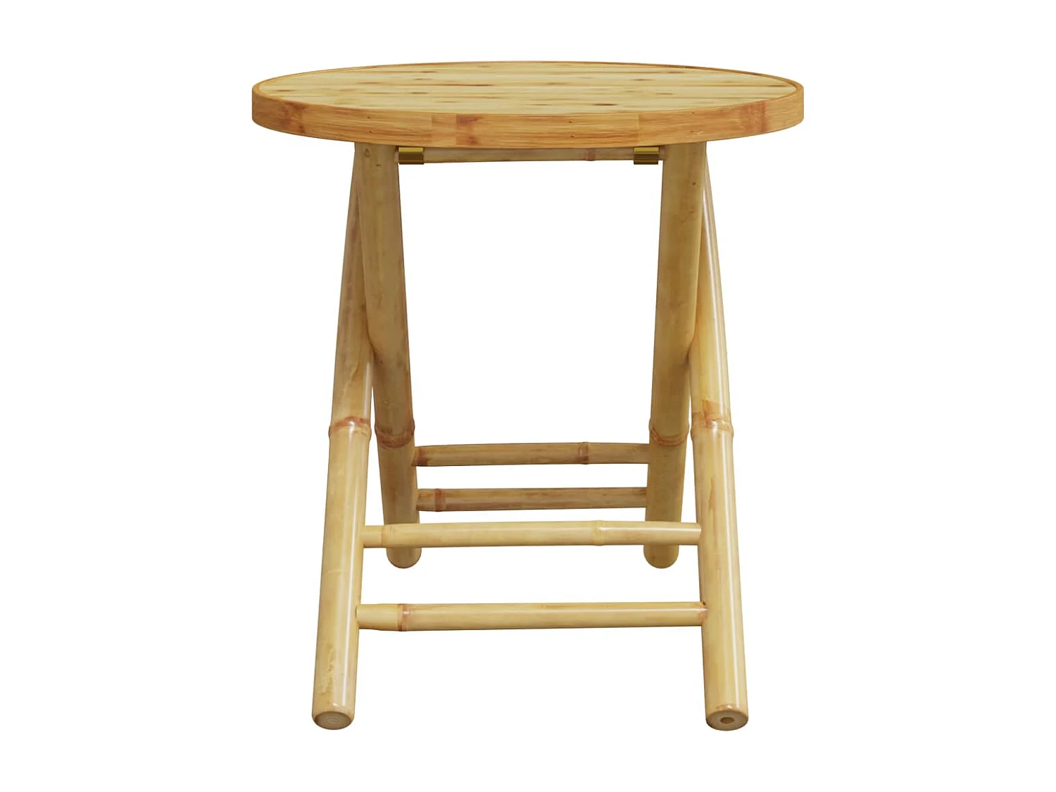 Table de jardin pliable Ø45x45 cm bambou