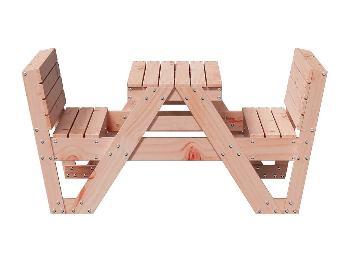 Mesa piquenique p/ crianças 88x122x58 cm madeira douglas maciça