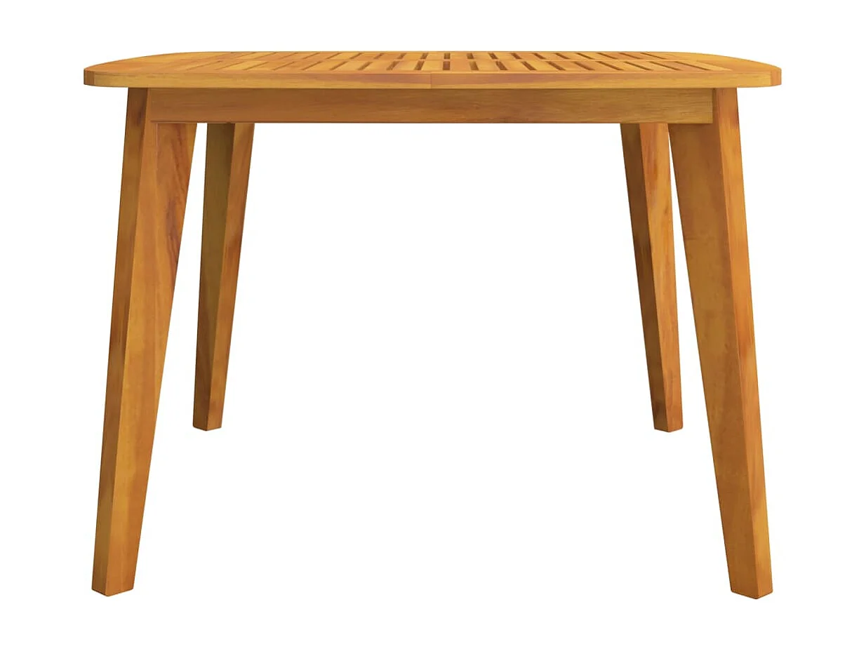 Tuintafel 110x110x75 cm massief acaciahout