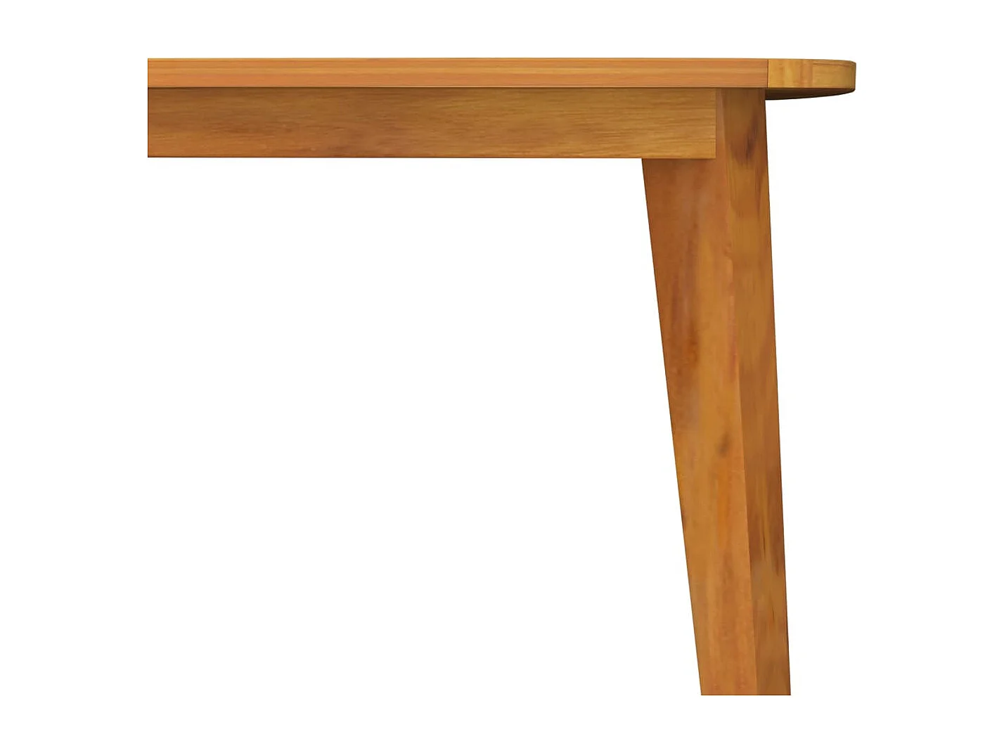 Mesa de jardín madera maciza de acacia 110x110x75 cm