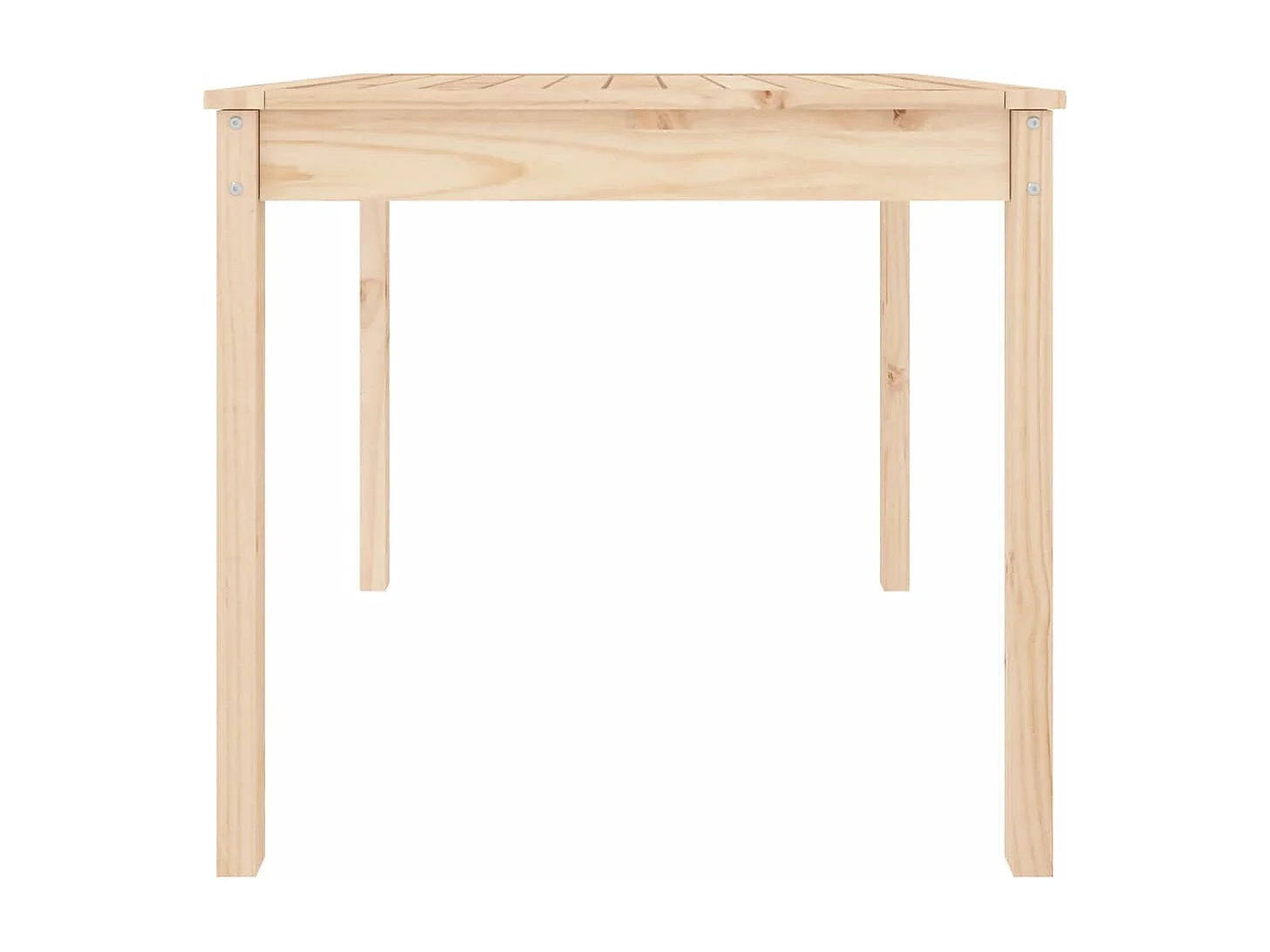Table de jardin 82,5x82,5x76 cm bois massif de pin