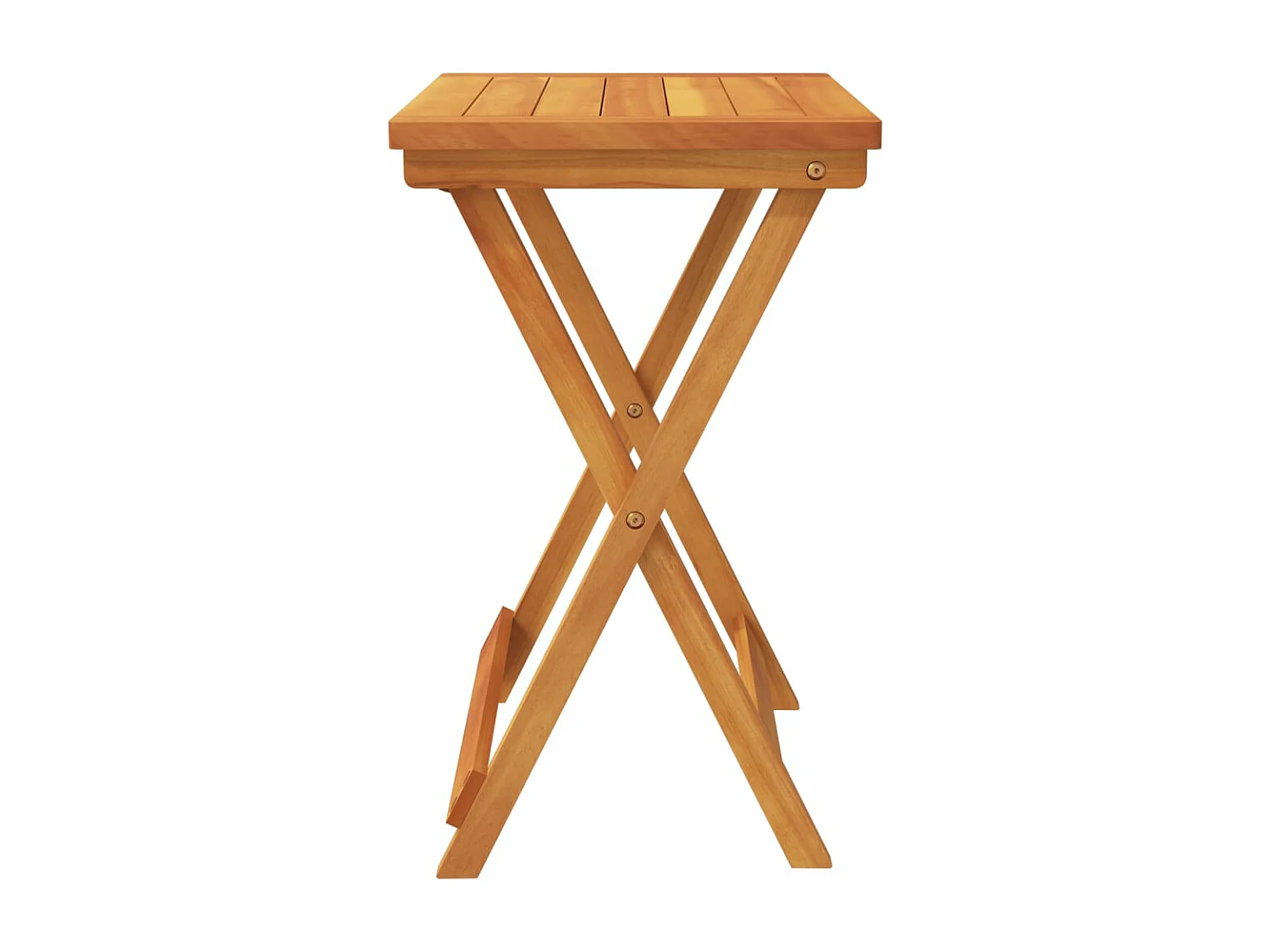 Table pliable de jardin 50x36x60 cm bois d'acacia solide