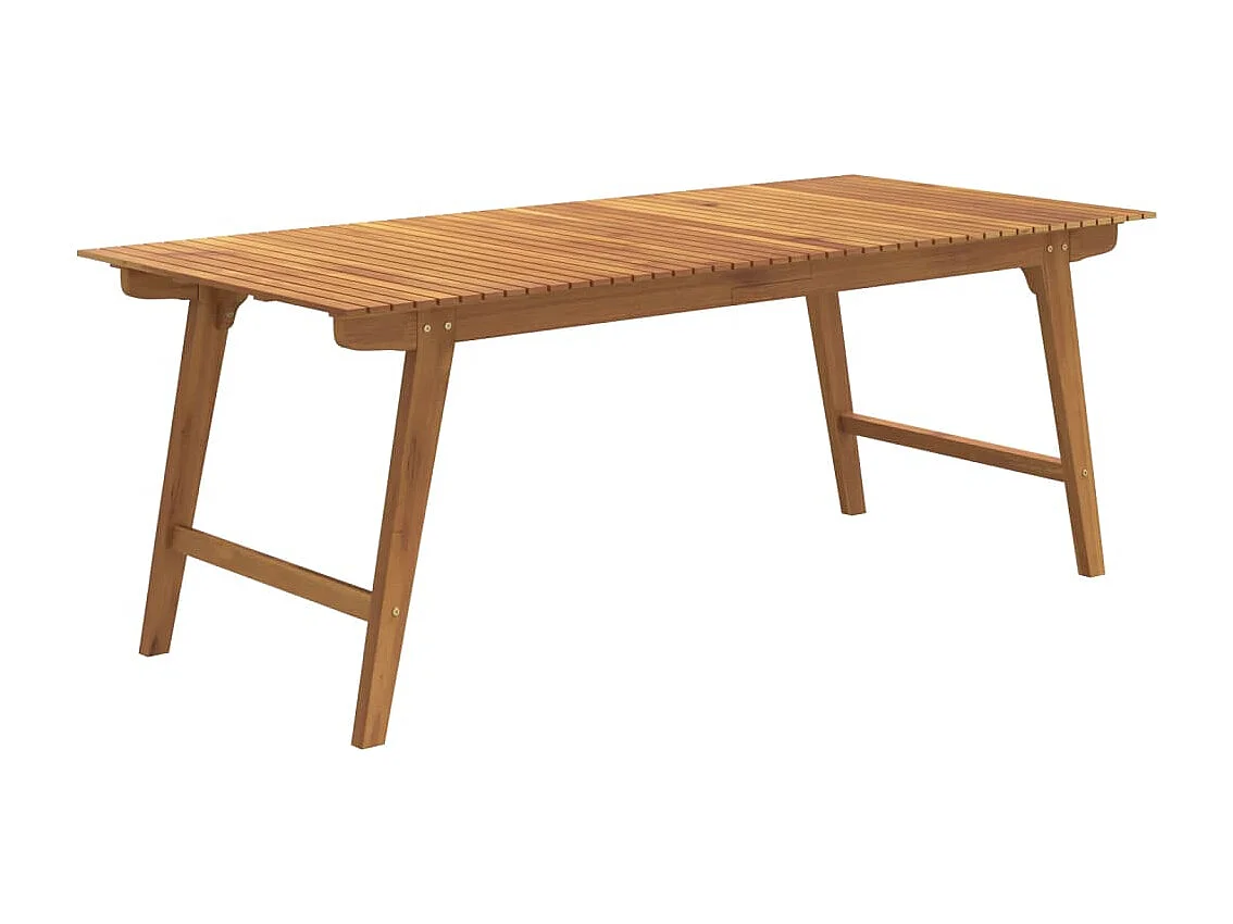 Table de jardin 200x90x75 cm Bois d'acacia solide