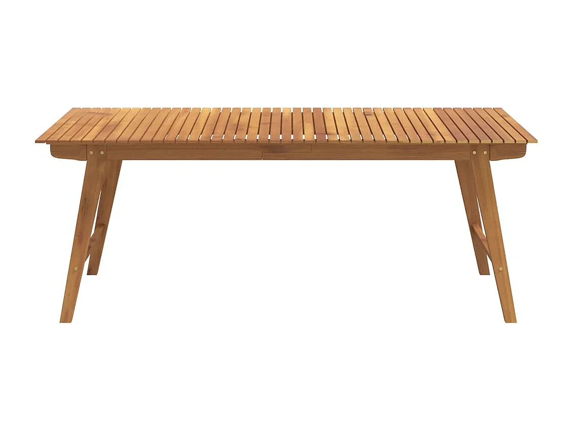 Table de jardin 200x90x75 cm Bois d'acacia solide