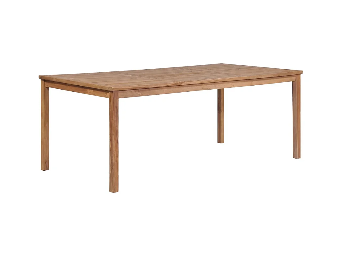Table de jardin 200x100x77 cm Bois de teck solide