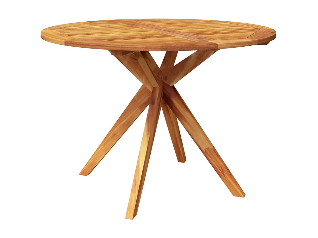 Table de jardin 110x110x75 cm Bois d'acacia solide