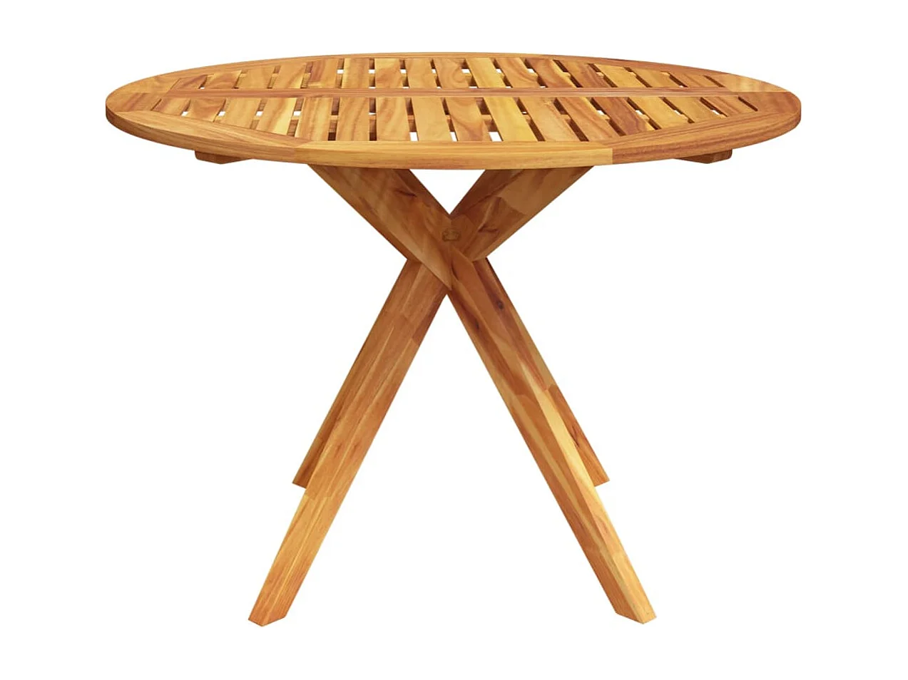 Table de jardin 110x110x75 cm Bois d'acacia solide
