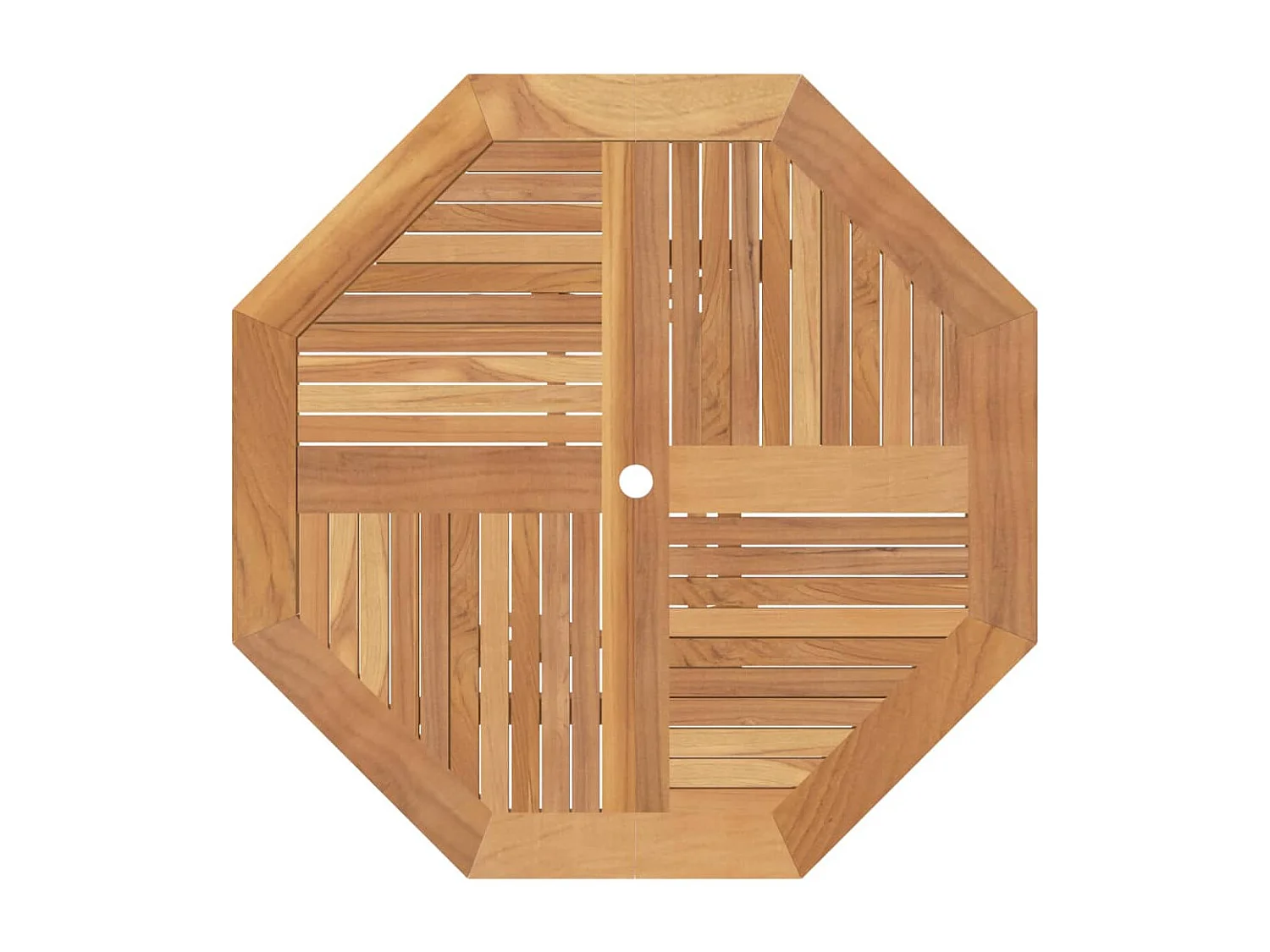 Mesa de jardim dobrável 120x120x75 cm madeira de teca maciça