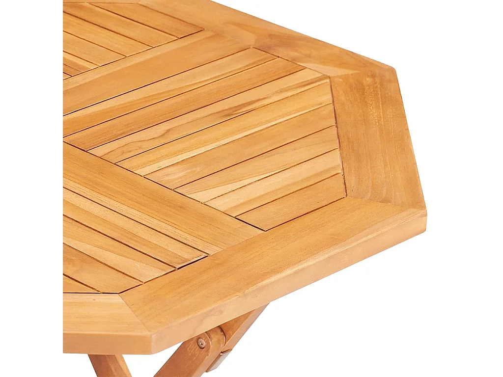 Table pliable de jardin 85x85x76 cm Bois de teck solide