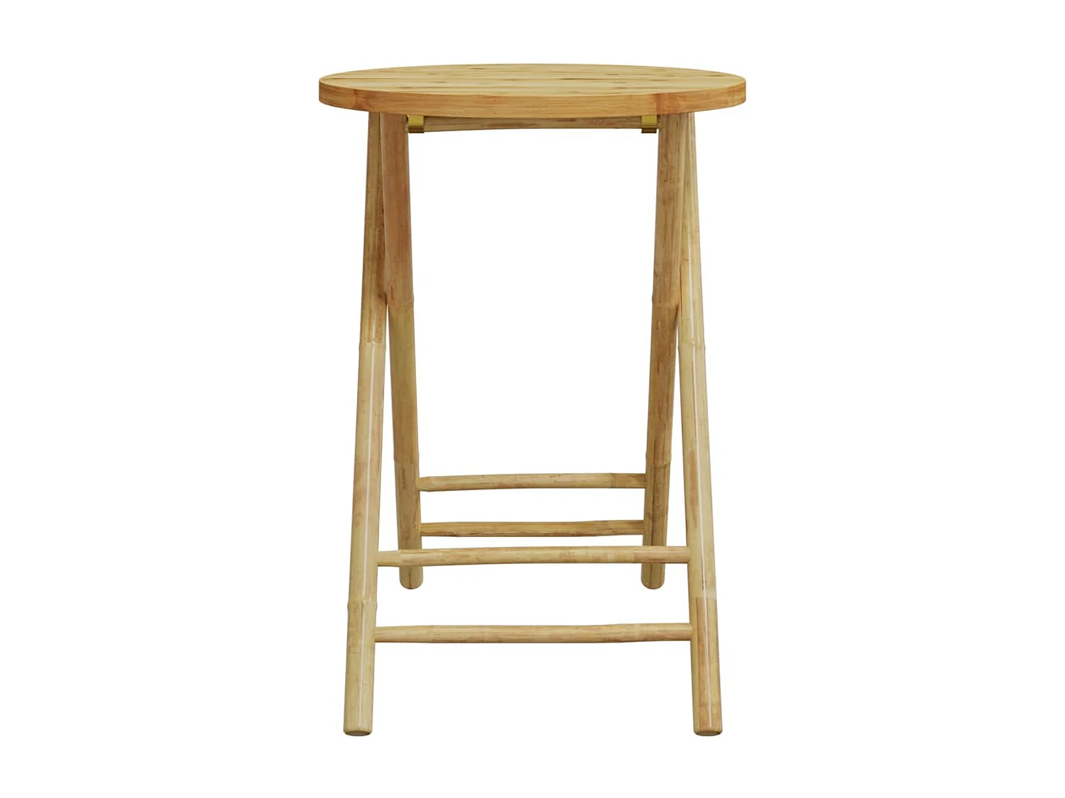 Table de jardin pliable Ø55x75 cm bambou