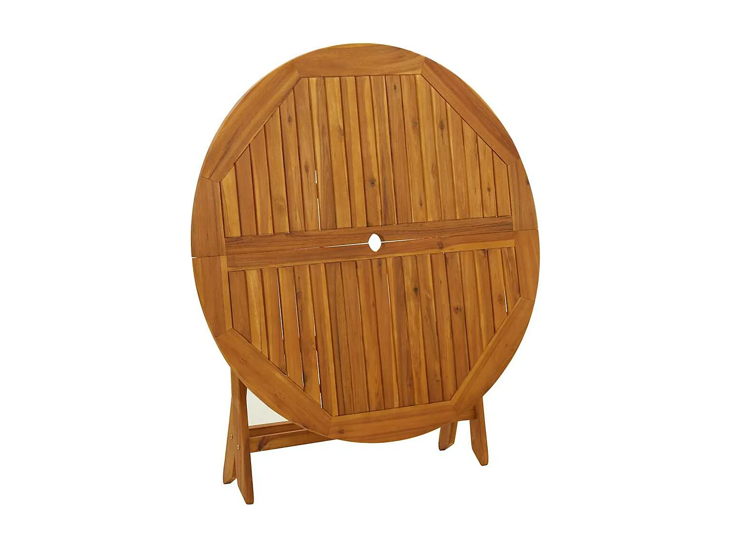 Table pliable de jardin 110 cm Bois d'acacia massif