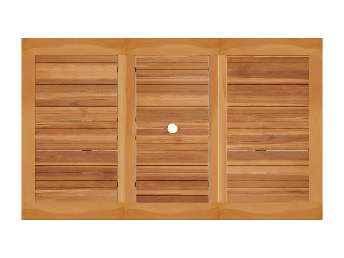 Table de jardin 150x90x75 cm Bois de teck massif