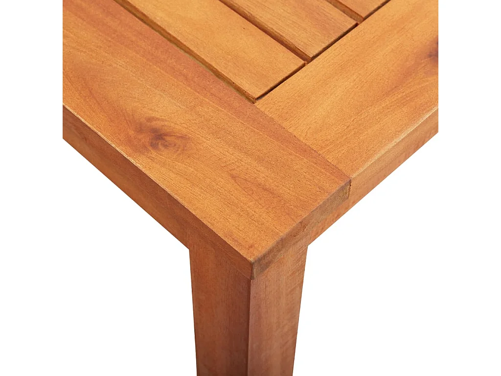 Table de jardin 215x90x74 cm Bois d'acacia massif