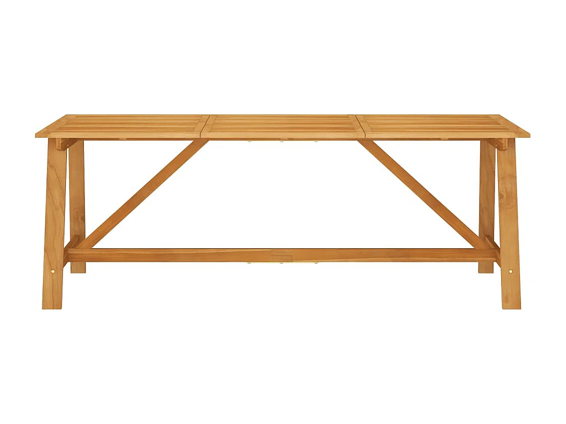 Table à dîner de jardin 206x100x74 cm Bois d'acacia massif