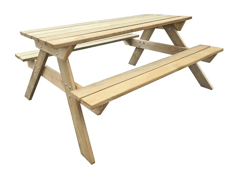 Table de pique-nique 150 x 135 x 71,5 cm Bois