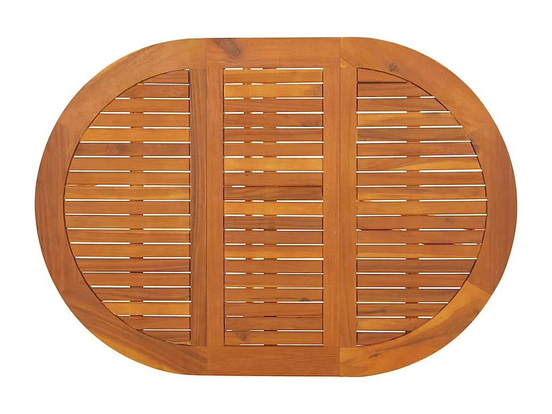 Table de jardin 130x90x72 cm Bois d'acacia massif