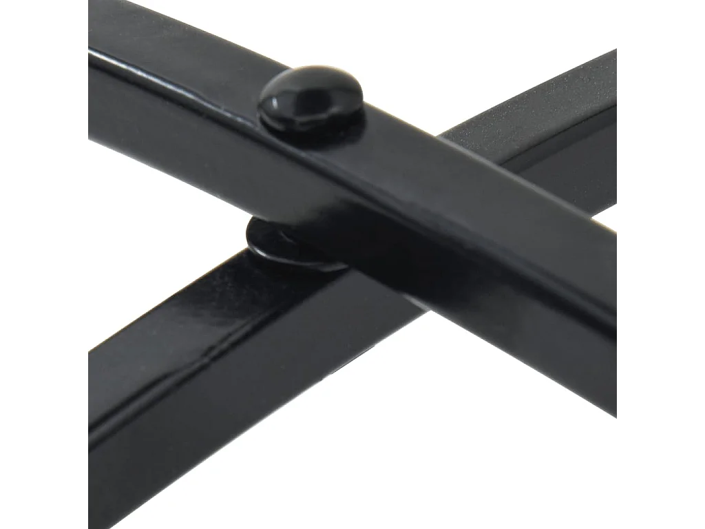 Mesa de bistrô em mosaico Ø50x70 cm cerâmica terracota e branco