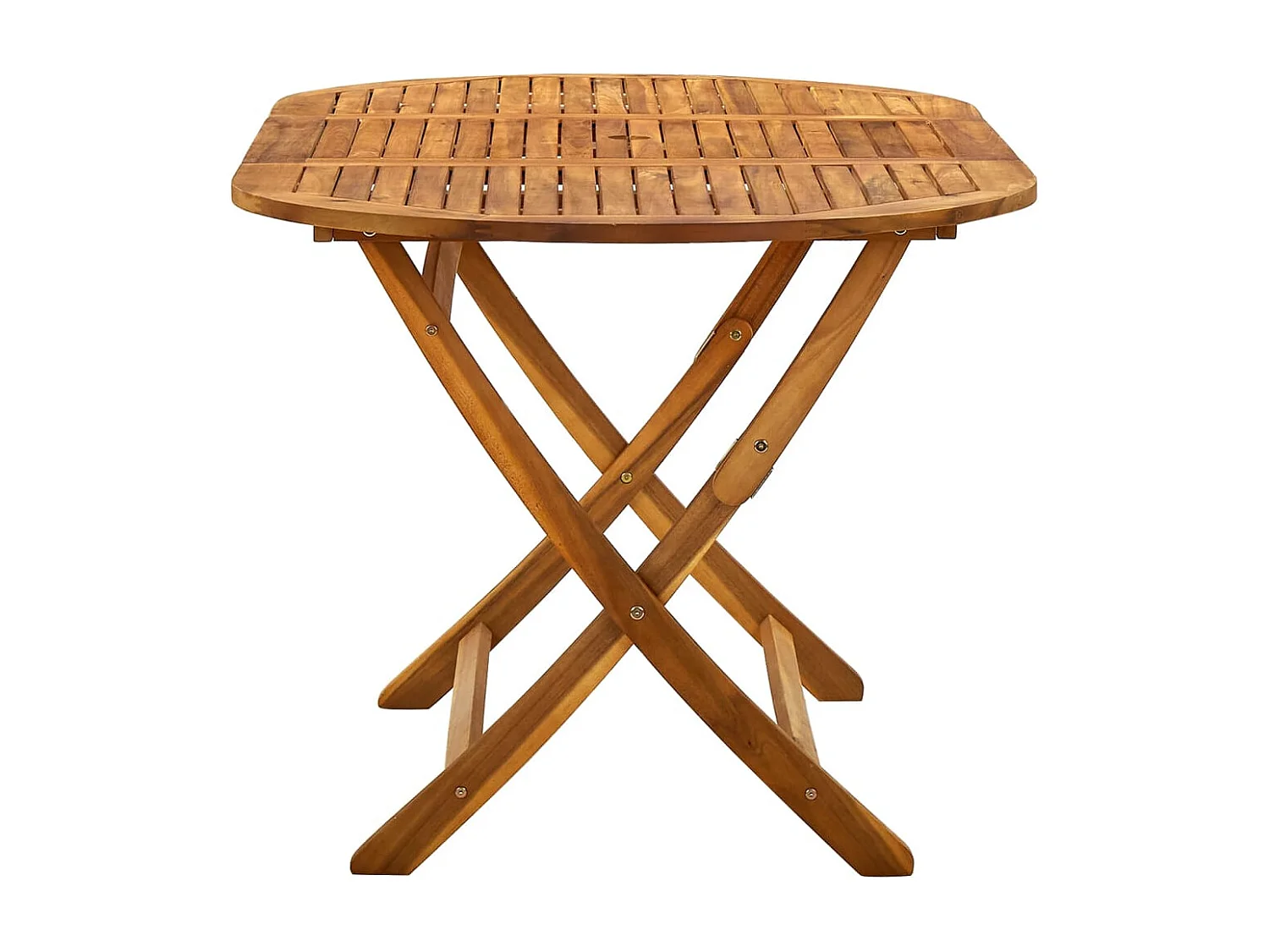 Mesa de jardim dobrável 160x85x75 cm madeira de acácia maciça