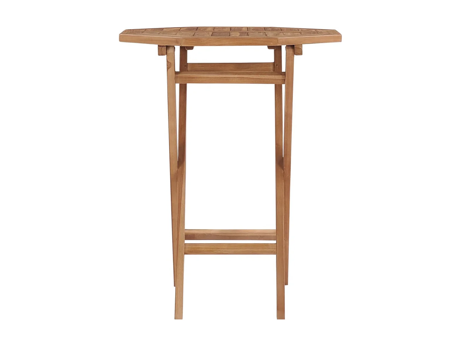 Table pliable de jardin 60x60x75 cm Bois de teck solide