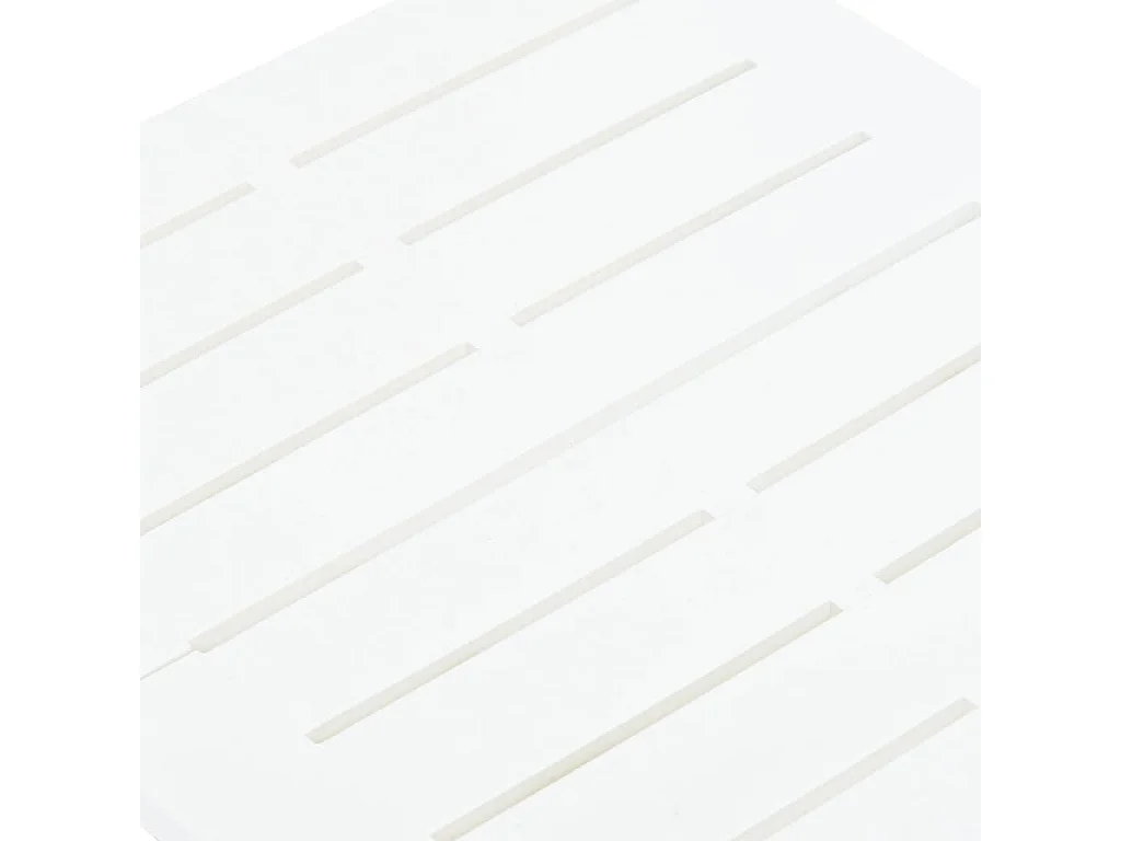 Mesa de jardim dobrável 45x43x50 cm plástico branco