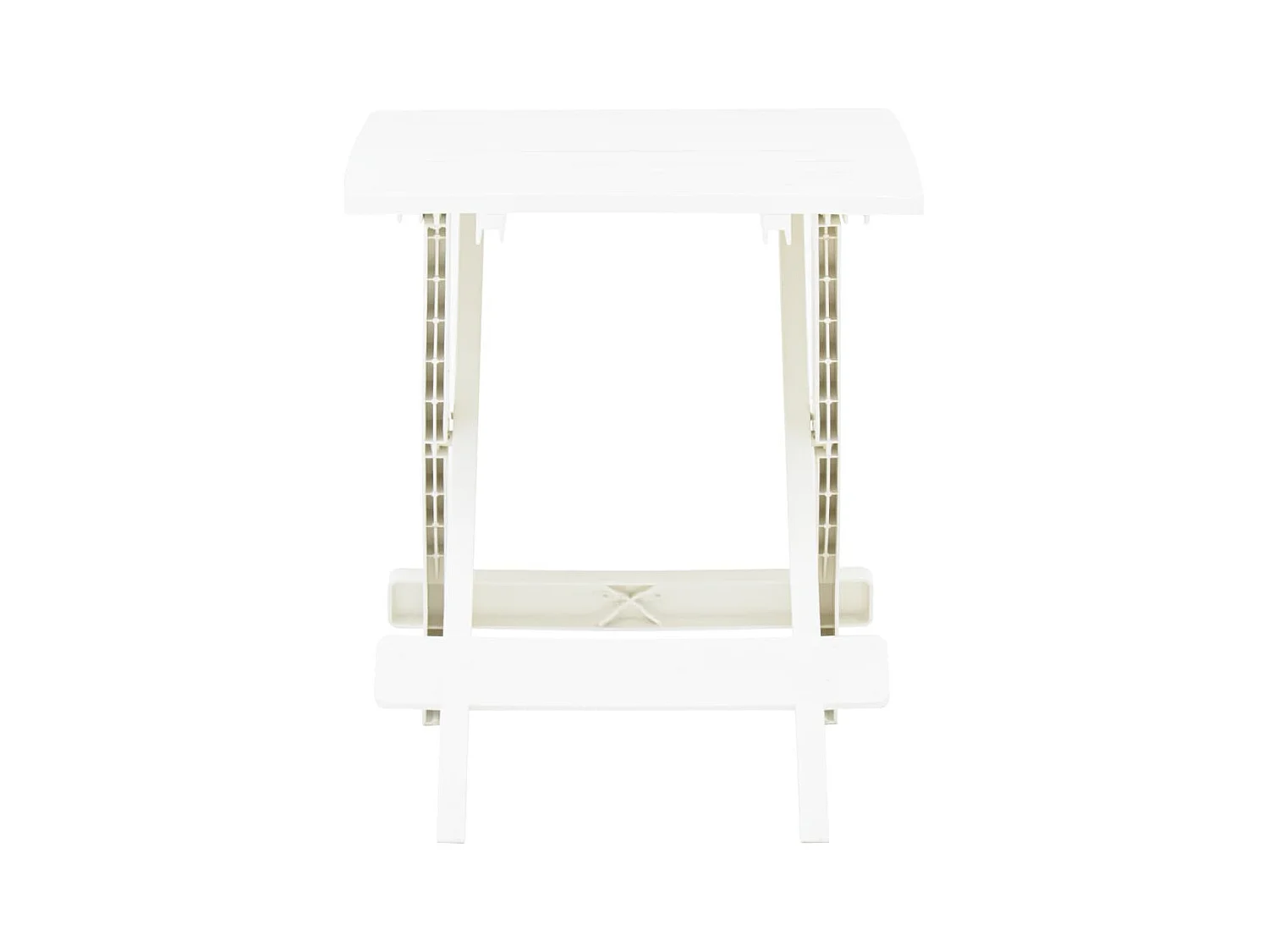 Table pliable de jardin Blanc 45x43x50 cm Plastique