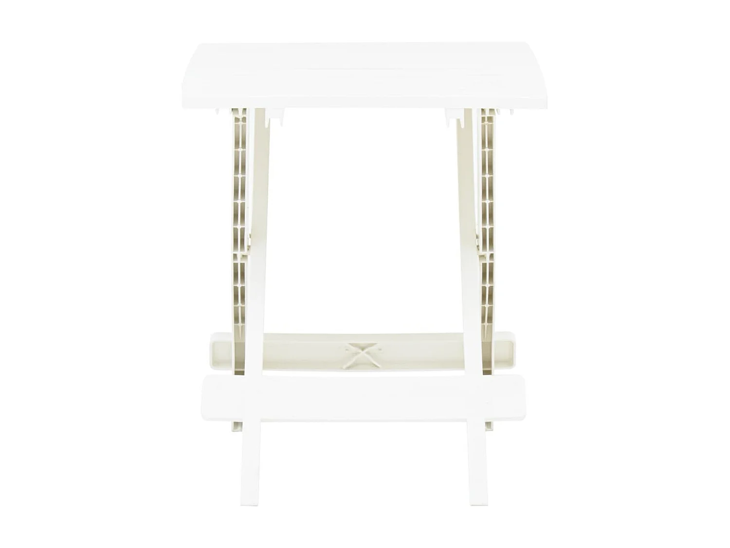 Table pliable de jardin Blanc 45x43x50 cm Plastique