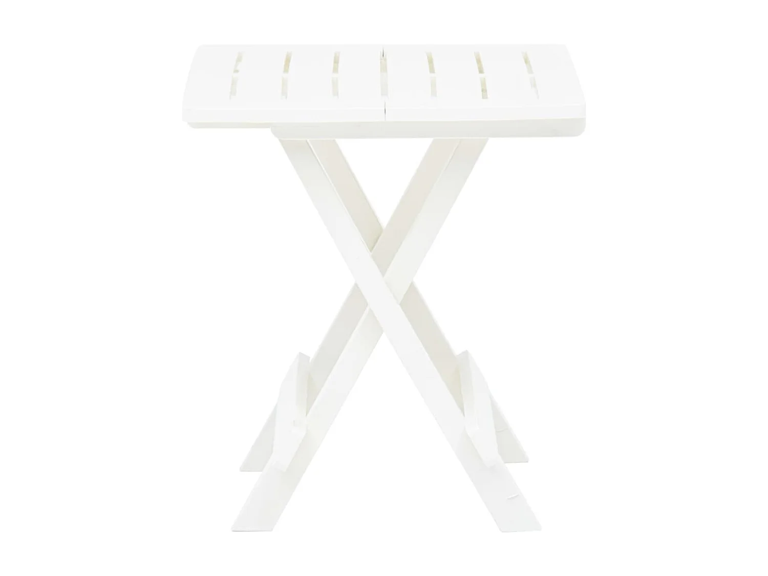 Table pliable de jardin Blanc 45x43x50 cm Plastique