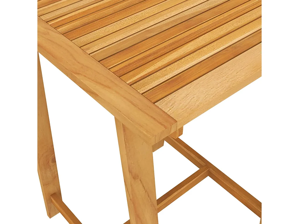 Table de bar de jardin 70x70x104 cm Bois d'acacia massif