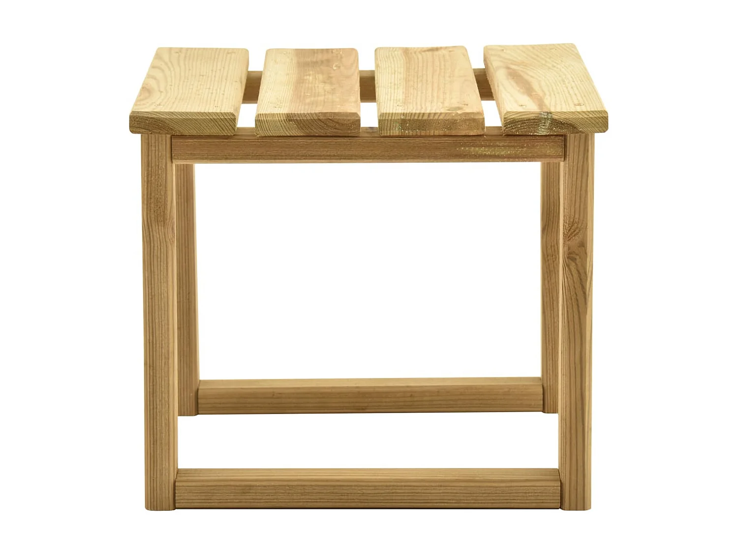 Mesa de espreguiçadeira 30x30x26 cm madeira de pinho impregnada