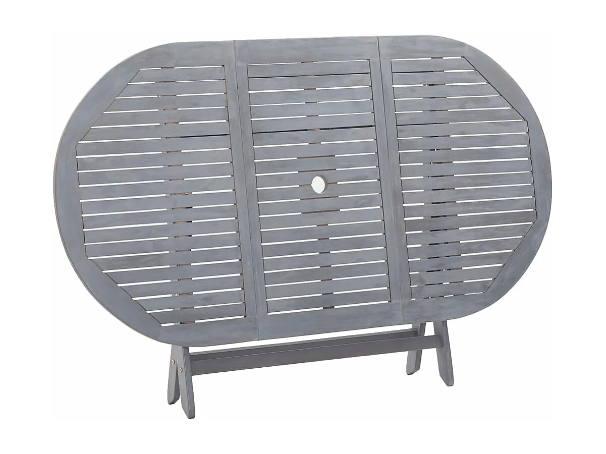 Table pliable de jardin 160 x 85 x 75 cm Bois d'acacia massif