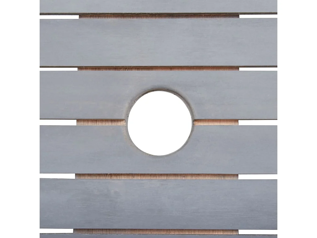 Mesa de jardín plegable madera maciza de acacia 160x85x75 cm