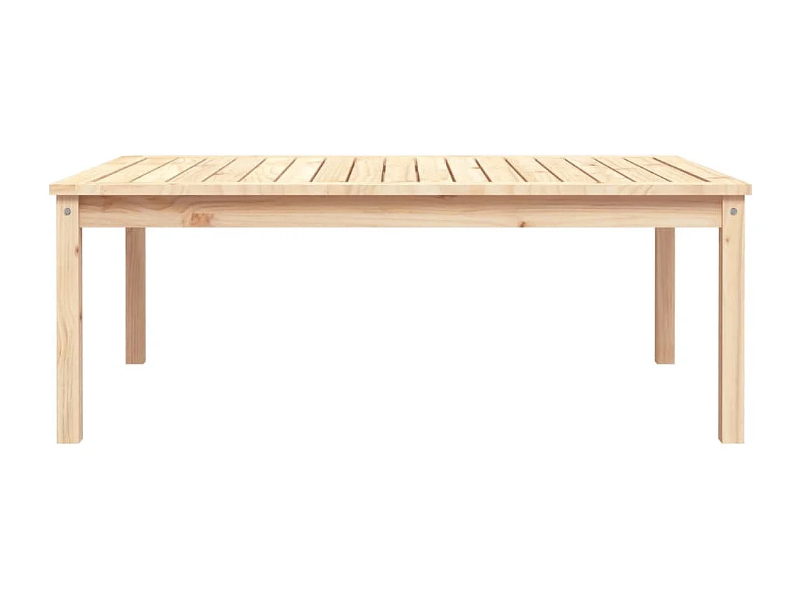 Table de jardin 121x82,5x45 cm bois massif de pin