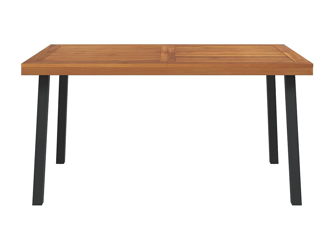 Table de jardin 150x90x75 cm Bois d'acacia solide