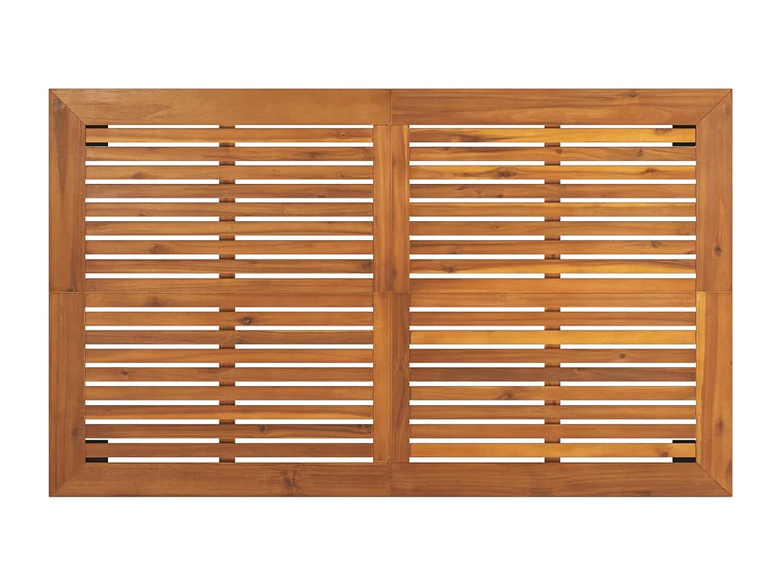 Table de jardin 150x90x75 cm Bois d'acacia solide