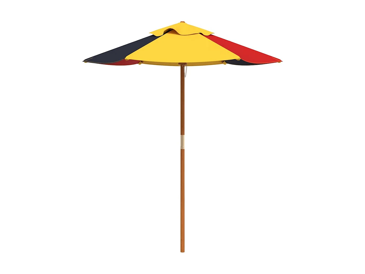 Table de pique-nique pour 4 enfants avec parasol bois de sapin