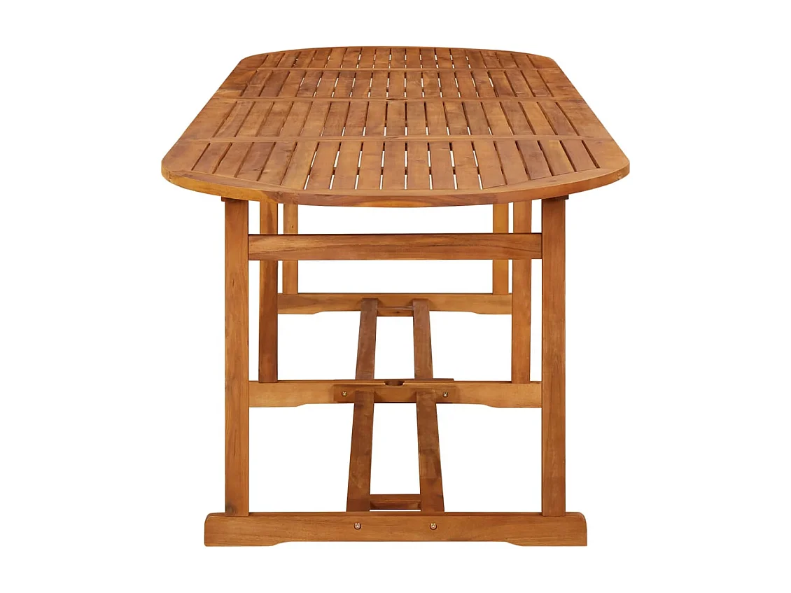 Table à dîner de jardin 280x90x75 cm Bois d'acacia massif