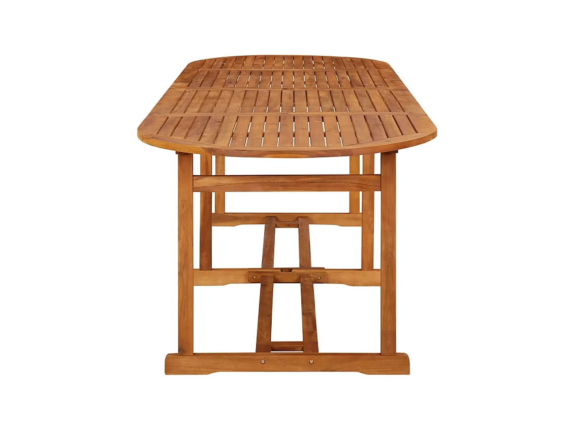 Table à dîner de jardin 280x90x75 cm Bois d'acacia massif