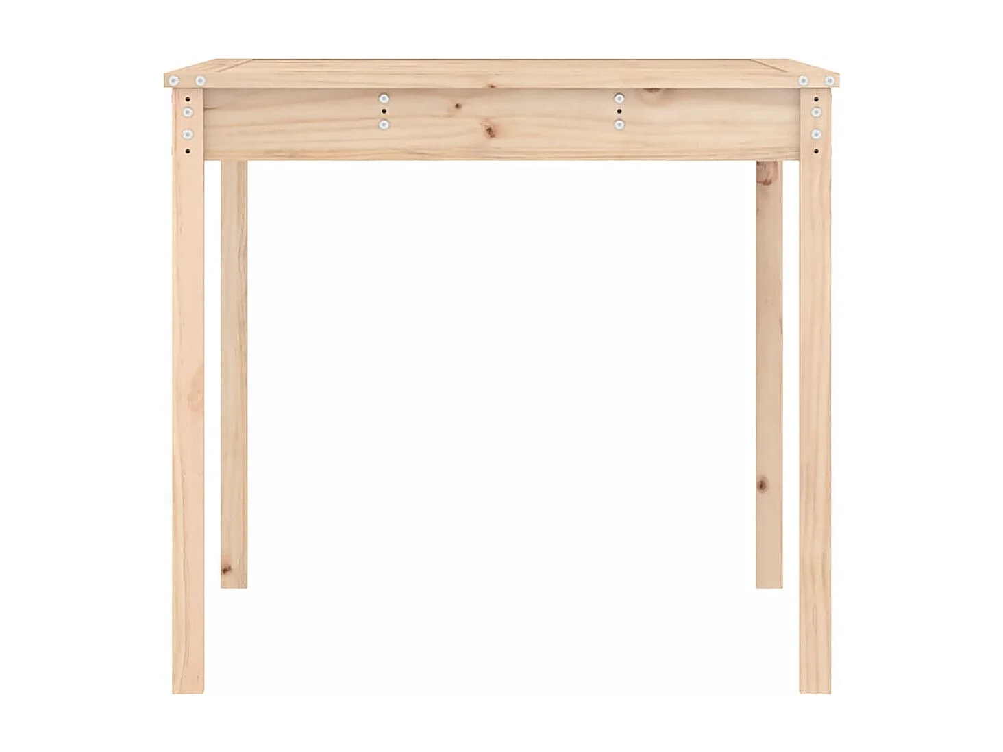 Table de jardin 121x82,5x76 cm bois massif de pin