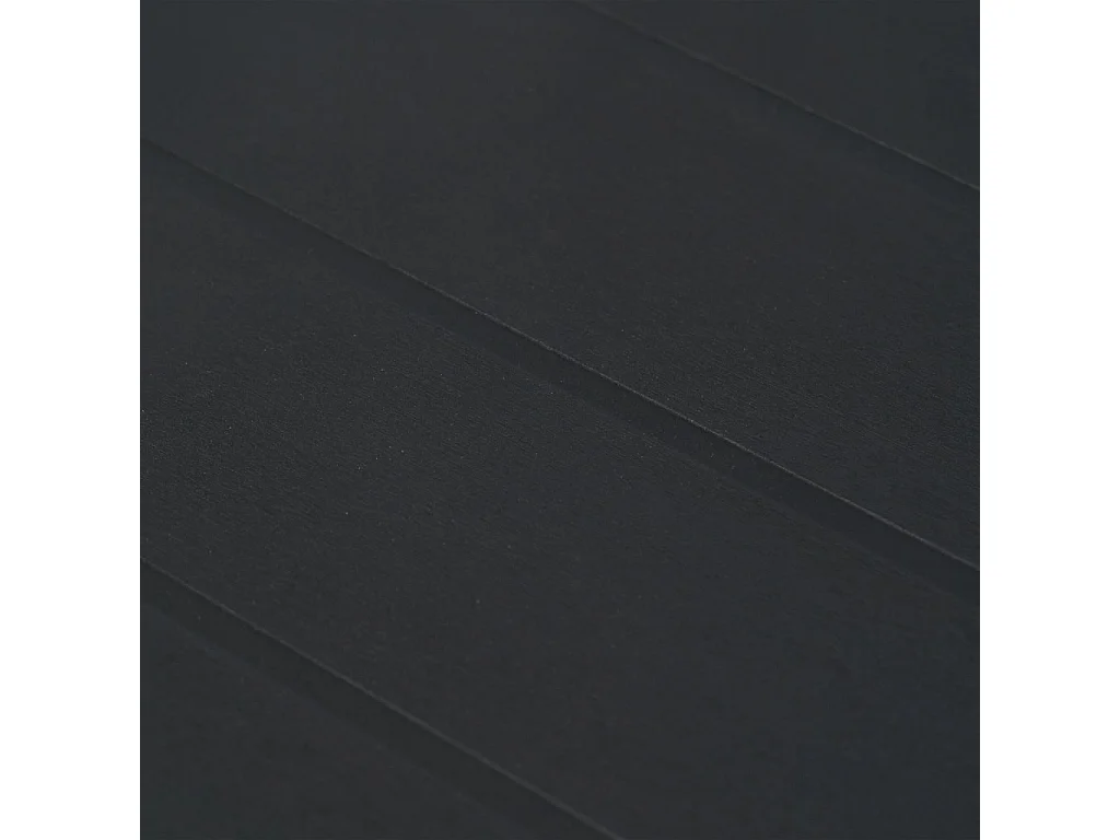 Mesa de jardim 220x90x72cm plástico antracite c/ aspeto de vime
