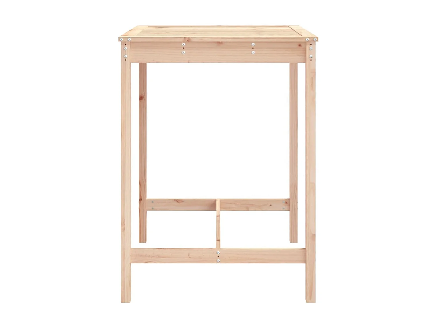 Tuintafel 82,5x82,5x110 cm massief grenenhout